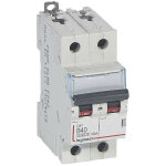 Legrand - disjoncteur dx3 10ka  vis 2 ples 400v 40a courbe b 2 modules 407498