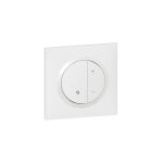 Dooxie variateur toutes lampes dooxie 2 fils sans neutre livr avec plaque carre blanche