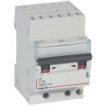 Disjoncteur dx4500 6ka sortie basse par bornes  vis tripolaire 400v 16a courbe c 3 modules legrand ...