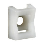 Embase � visser incolore colring pour colliers largeur 4, 6mm maxi (032070)