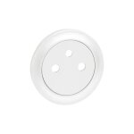 Legrand - enjoliveur cliane pour prise de courant 2p + t surface - blanc - 068111