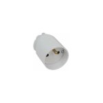 Legrand - debflex - fiche femelle 2p + t 16a droite a coiffe blanc - 713710