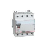 Interrupteur diffrentiel dx - id  vis 4 ples 400v 63a type ac 30ma 4 modules legrand 411662