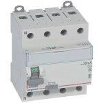 Interrupteur diff�rentiel dx� - id arriv�e haute et d�part bas � vis 4 p�les 400v 80a type ac 30ma 4 ...
