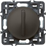 Interrupteur ou va - et - vient doigt troit cliane soft - 10a - graphite - legrand