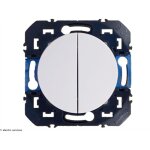 Legrand ? interrupteur va - et - vient 10ax avec bouton poussoir 6a ? finition blanche ? connexion rapide ...