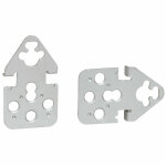 Jeu de 4 pattes de fixation murale pour coffret atlantic mtal legrand 036404