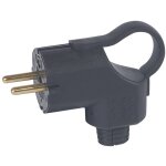 Legrand - leg50252 fiche standard 2p + t 16 a sortie lat�rale c�ble � 2, 5 mm noir