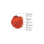 Bo�te batibox legrand 080121 sensoriel / hw - d. 1 f t = 50 mm