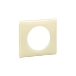 Plaque c�liane - finition laqu� ivoire - 1 poste - legrand