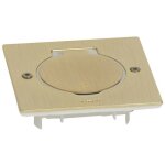 Legrand - r�ceptacle - pour prise de sol - carr� - bronze 089710