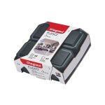 Lot de 1 va - et - vient + 3 prises de courant plexo complet saillie - anthracite - legrand