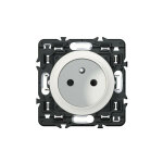 Legrand - prise de courant standard franais cliane complet 16a 250v 2p + t bornes auto (067711)