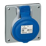 Socle tableau prise  entraxes unifis fixe p17 ip44 32a 250v 2p + t legrand 555284