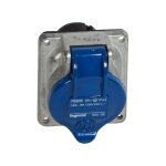 Prise fixe hypra ip44 16a - 200v � 250v - 2p + t - m�tal legrand