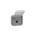 Legrand - prise informatique rj45 cat�gorie 6 ftp �tanche � volet plexo ip55 avec enjoliveur - finition ...