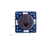Prise rj45 cat. 6 ftp cliane legrand finition: graphite