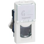 Prise rj45 cat6 legrand mosaic blanche