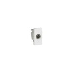 Prise t�l�vision �9, 52mm m�le mosaic 1 module blanc legrand 078793