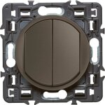 Interrupteur va - et - vient legrand cliane soft 230v graphite