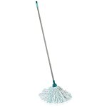 Leifheit 52072 balai � franges et balai - �ponge humide viscose gris, turquoise, blanc