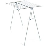 Leifheit ? s�choir sur pieds 72706 ? �tendoir � linge 21m ? acier inoxydable ? hauteur 1, 50m ? pliable ...