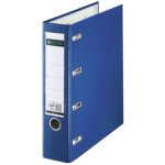 Classeur double 1012 2 x din a5 horizontal largeur de dos: 75 mm bleu 4 triers 10120035 - leitz