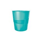 Corbeille  papier menthe mtallis 52781051 - leitz