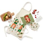 Lekue - coffret papillotte 1 / 2p + filtre + tablier + 2 torchons