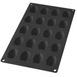 L�ku� - moule 20 mini madeleines noir