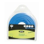 Fil de d�broussailleuse - fil nylon de coupe - monofil section h�lico�dale � 4mm x 20 m�tres  megatwist ...