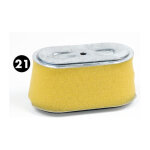 Lem select ? filtre � air adaptable honda ? dimensions 60x112x67 mm ? filtration efficace pour motoculteurs ...