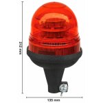 Gyrophare  16 led srie gea 12 - 24 v base flexible avec fixation pour tige