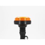 Gyrophare 30 led ip67 - fixation flexible pour tige - 12 / 24v
