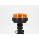 Gyrophare 8 led - ip66 - fixation flexible pour tige - 12 / 24v