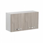 L�ment mural sur hotte en orme avec 2 portes de cuisine cm 90x32xh49