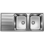 Blanco - lemis 8 - �vier, 116x50 cm, inox bross� 523036