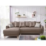 Bobochic - lena - canap d'angle rversible convertible - 4 places - style scandinave