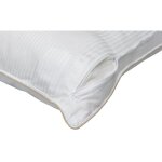 Lestra - oreiller 'fjord grand hotel' déhoussable ferme com'duv satin de coton rayé taille d'oreiller: ... Lestra - oreiller 'fjord grand hotel' déhoussable ferme com'duv satin de coton rayé taille d'oreiller: ...