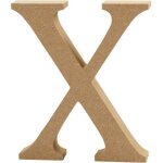 Lettre en bois - objet d�coratif - couleur marron - bois