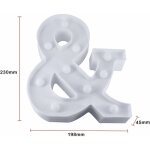 Lettres lumineuses alphabet lumineux lampe led lettre lumires lettre  ples pour rceptions partie ...