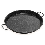 Levante po�le � paella induction 15 cm, acier �maill�, mini paella, snack, d�gustation noir - briebe