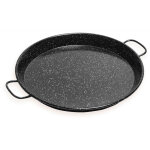 Levante po�le � paella induction 26 cm, acier �maill�, pour 2 portions de paella noir - briebe