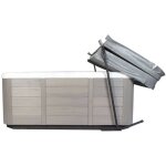 Leve couverture rock it, gris pour spa - cover valet