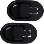 Levier de fauteuil et canap� inclinable relax, manche en m�tal d'aluminium solide noir sans c�ble (2 ...