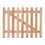 Levigne ? portail bois 2 vantaux en kit douglas 3m50 ? hauteur 120 cm ? section 91x21 mm ? r�sistant ...