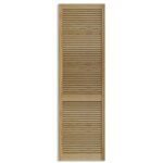 Porte de placard naturel persiennee 99, 3 x 29, 4 cm