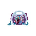 Lexibook - la reine des neiges - lecteur cd karaoke enfant avec 2 microphones