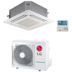 Lg - climatiseur cassette 4 voies standard onduleur r32 9000 btu ct09f classe a + + / a +