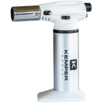 Chalumeau de cuisine  gaz toutes positions 360 + cartouche de gaz 160ml allumage pizo flamme rglable ...